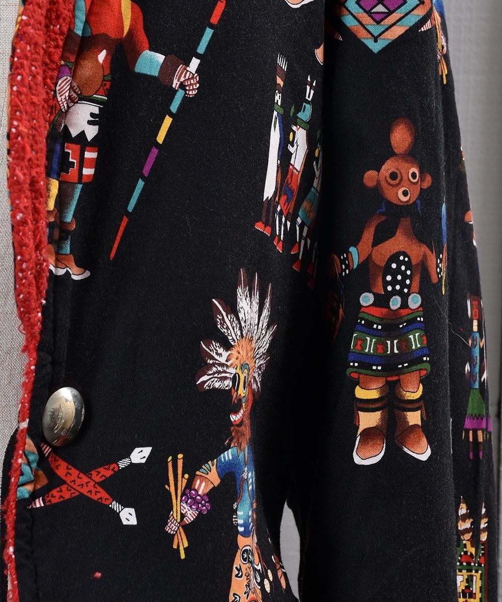 【30％OFF】 Hopi Native リバーシブル ネイティブ柄 Jacket｜ホピ族 Pattern ジャケット・アウター