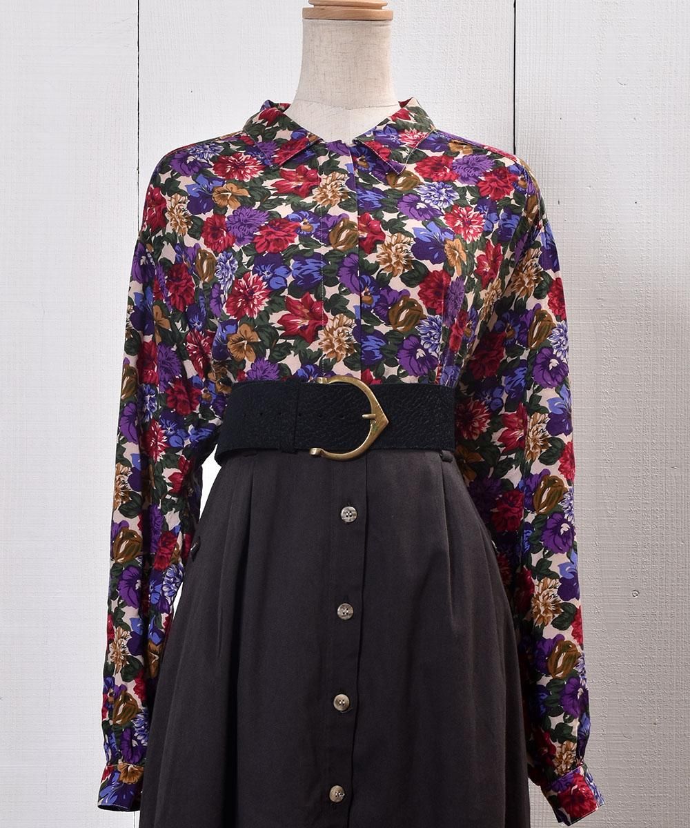 ASEEDONCLOUD 花柄長袖シャツ ASEEDONCLOUD 花柄長袖シャツ ASEEDONCLOUD アシードンクラウド
