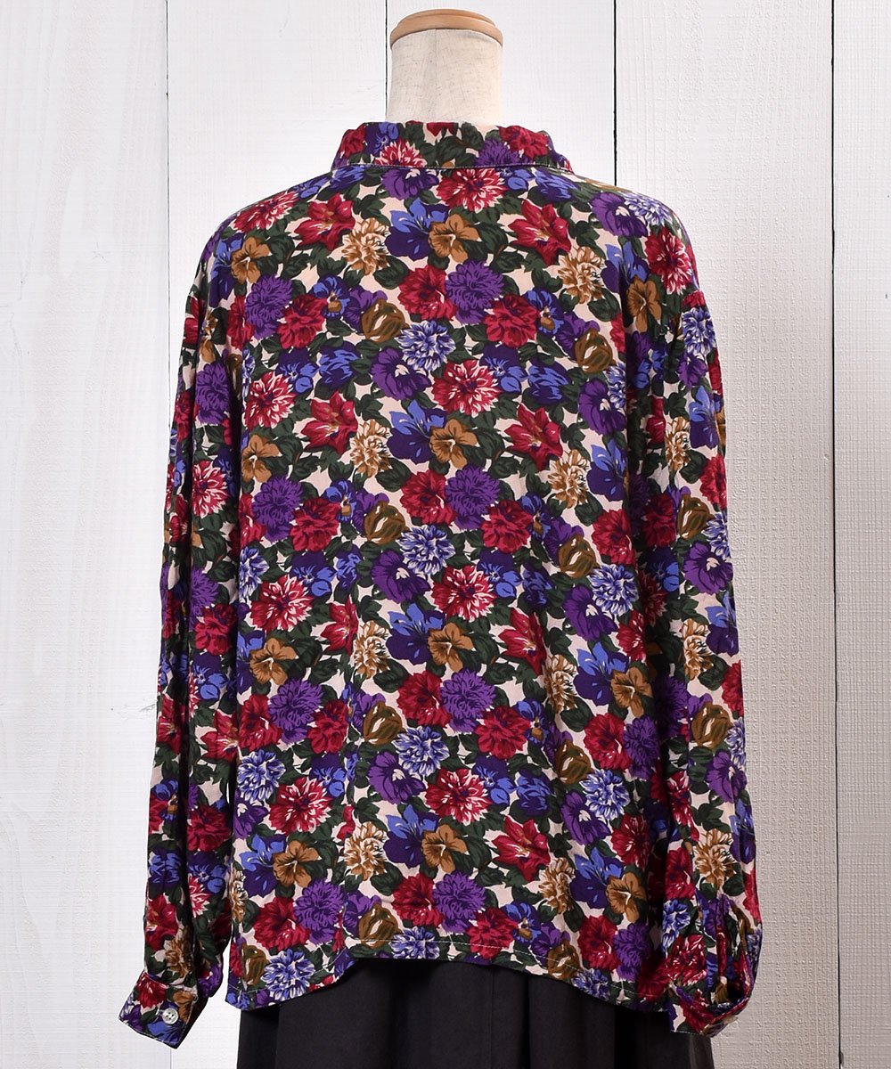 Long Sleeve Shirt Flower PatternĹµ   ե饤եȥͥ