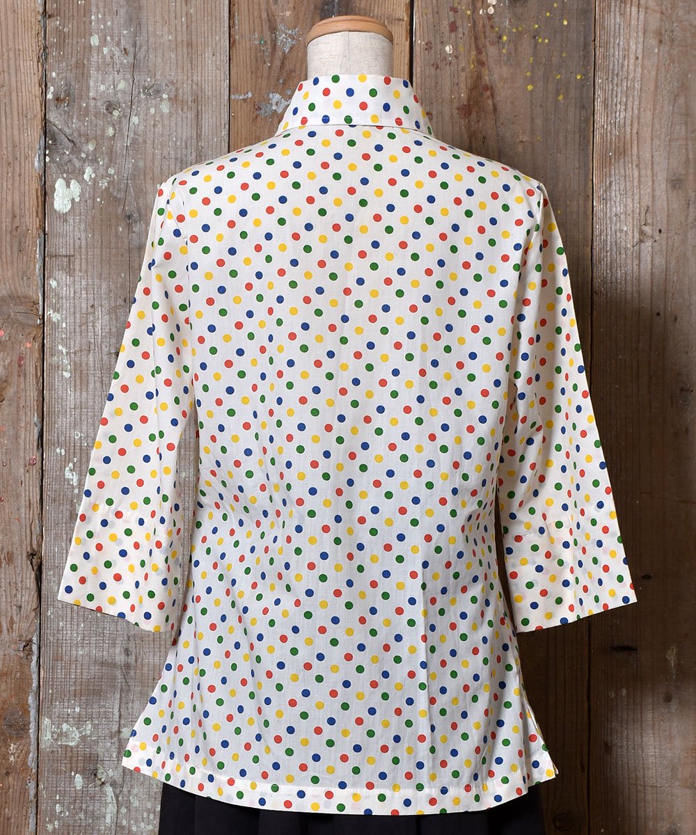 Long Sleeve Shirt Multi Dot Big CollarĹµ  ޥɥå ӥå顼ͥ