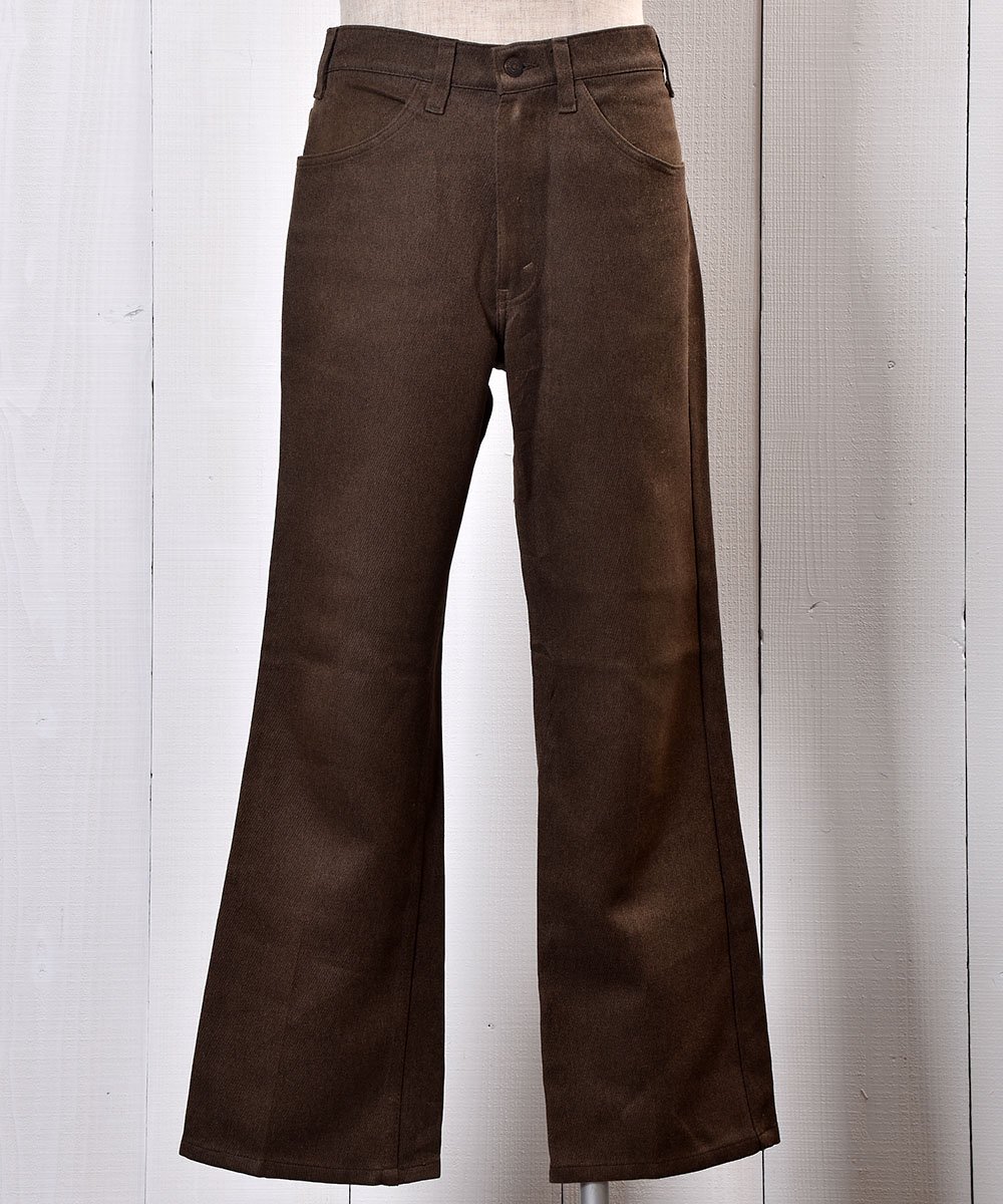  Levi's Polyester Pants Sta-Prest Brown W32á֥꡼Хץݥѥ ץ ֥饦 W32  ͥå  岰졼ץե롼 ࡼ