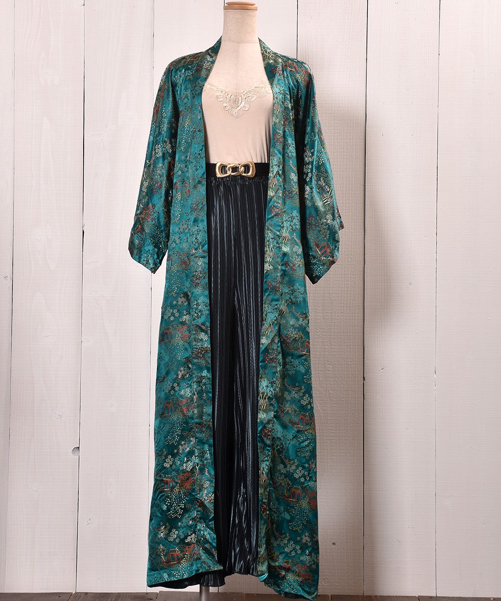  Multi Pattern China Gown Long|  㥤  󥰾  ͥå  岰졼ץե롼 ࡼ