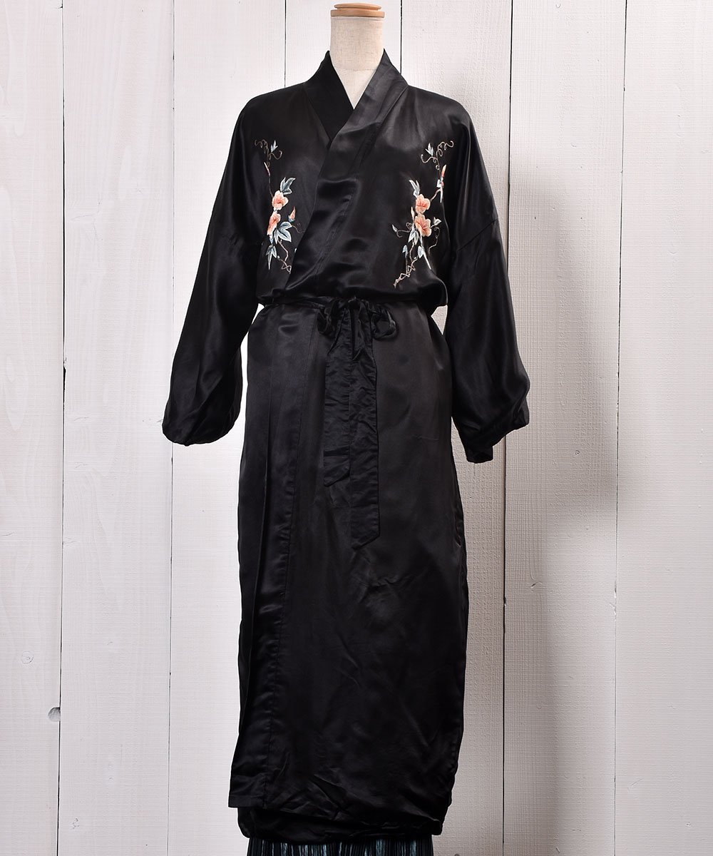  FlowerBird Embroidery China Gown Long| &Ļ ɽ 㥤  󥰾  ͥå  岰졼ץե롼 ࡼ