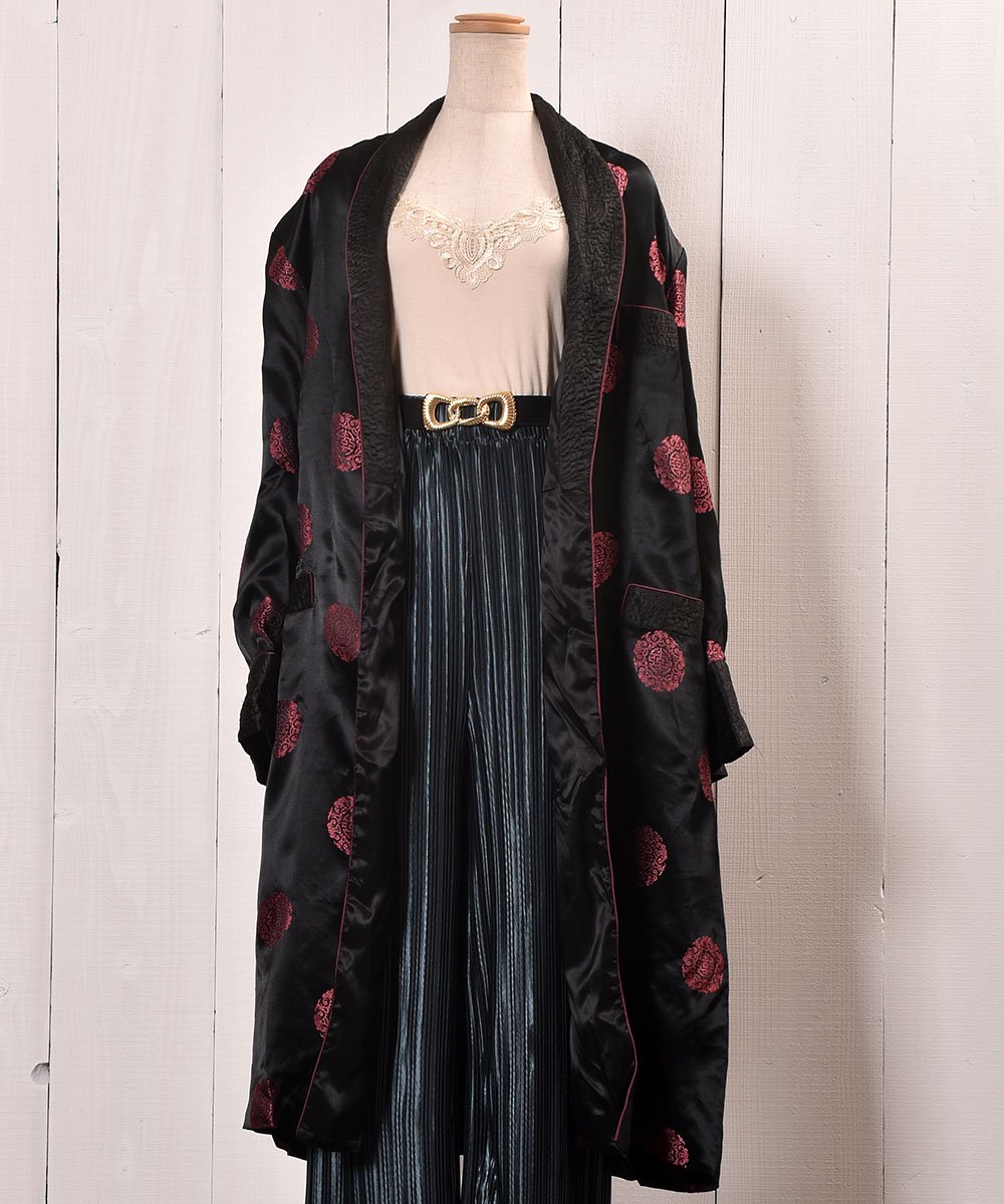  China pattern Embroidery Collar Gown Long ߻ɽ  󥰾  ͥå  岰졼ץե롼 ࡼ