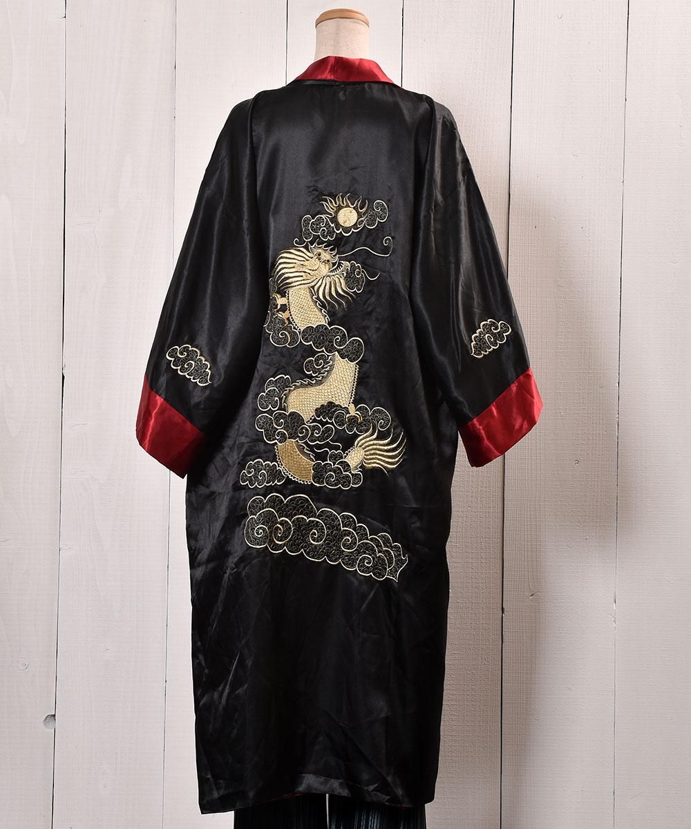 Reversible Dragon Embroidery China Gown Long｜リバーシブル