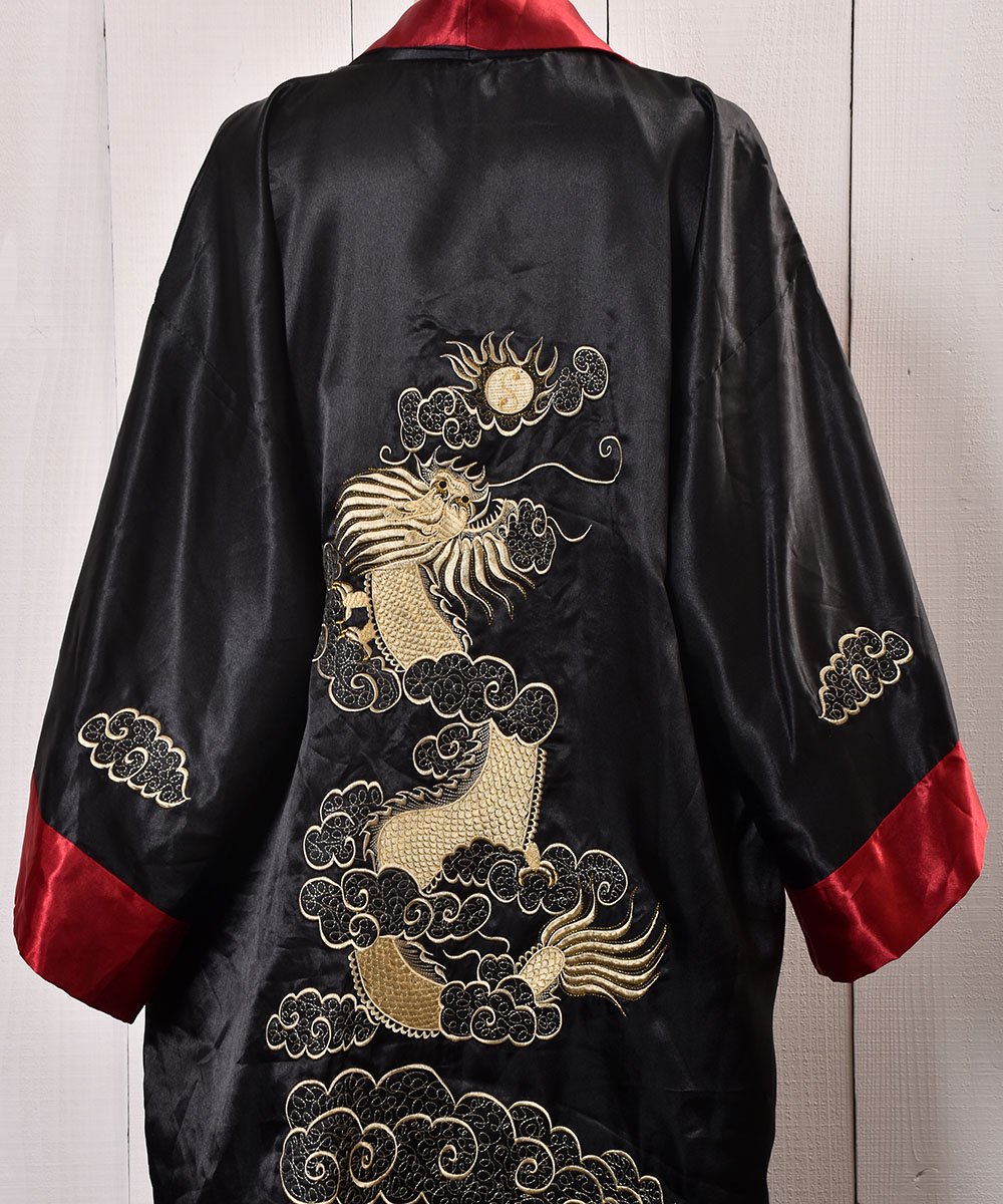 Reversible Dragon Embroidery China Gown LongåС֥ ɥ饴ɽ 㥤  󥰾極ͥ