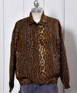 Leopard Pattern Wind Breaker ɿ ɥ֥졼  쥪ѡ  Υͥå 岰졼ץե롼 ࡼ