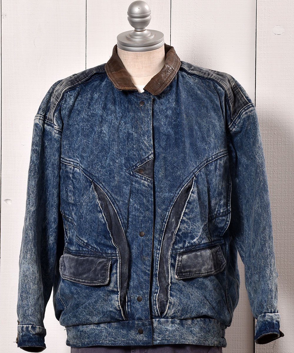  Leather Reversible Denim Jacket | 쥶С֥ ǥ˥ॸ㥱å  ͥå  岰졼ץե롼 ࡼ