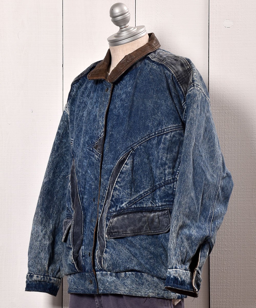 Leather Reversible Denim Jacket | 쥶С֥ ǥ˥ॸ㥱åȥͥ