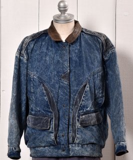 Leather Reversible Denim Jacket | 쥶С֥ ǥ˥ॸ㥱å Υͥå 岰졼ץե롼 ࡼ