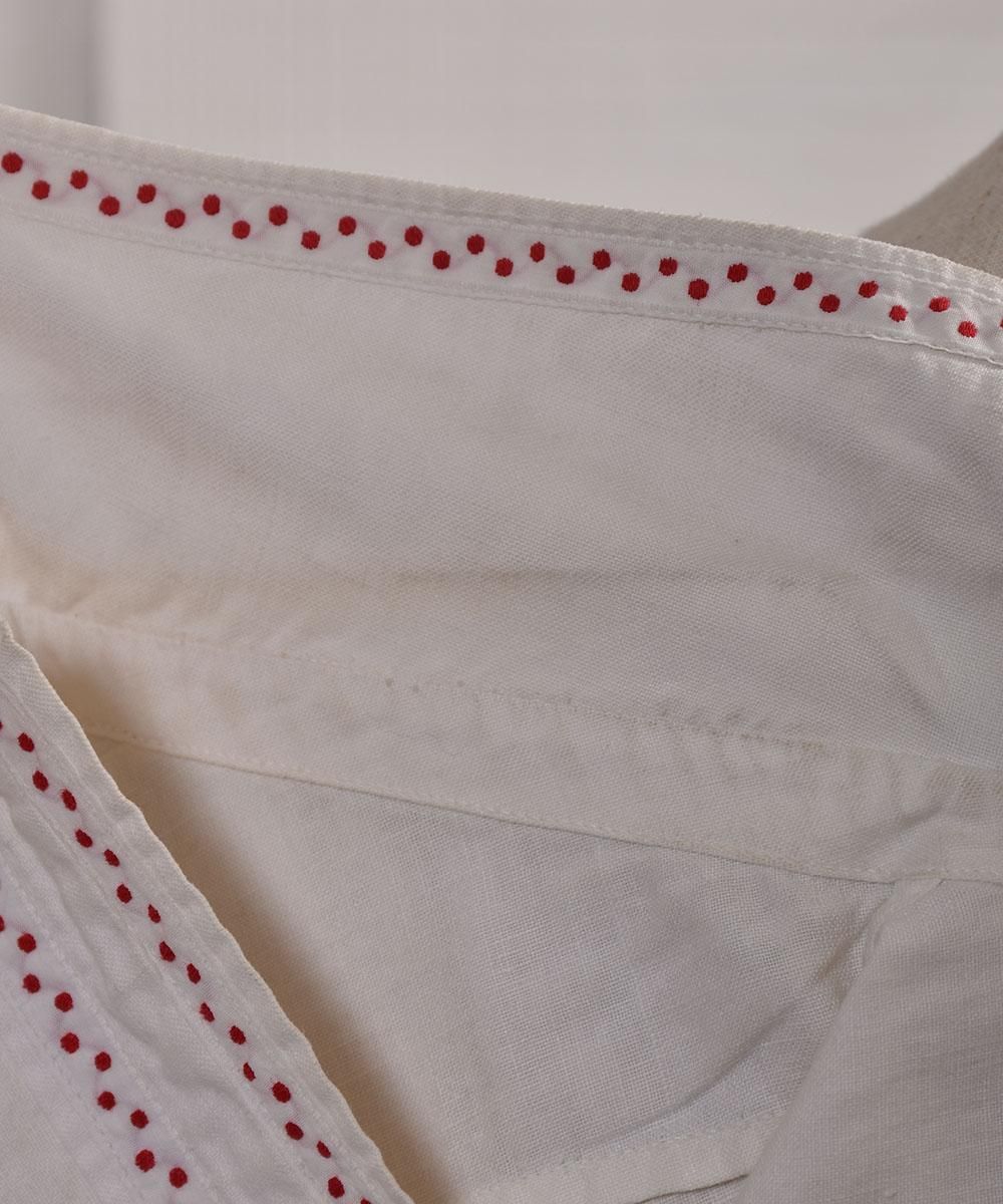 Vintage Europe Linen One-Piece Design Stitch｜ヴィンテージ