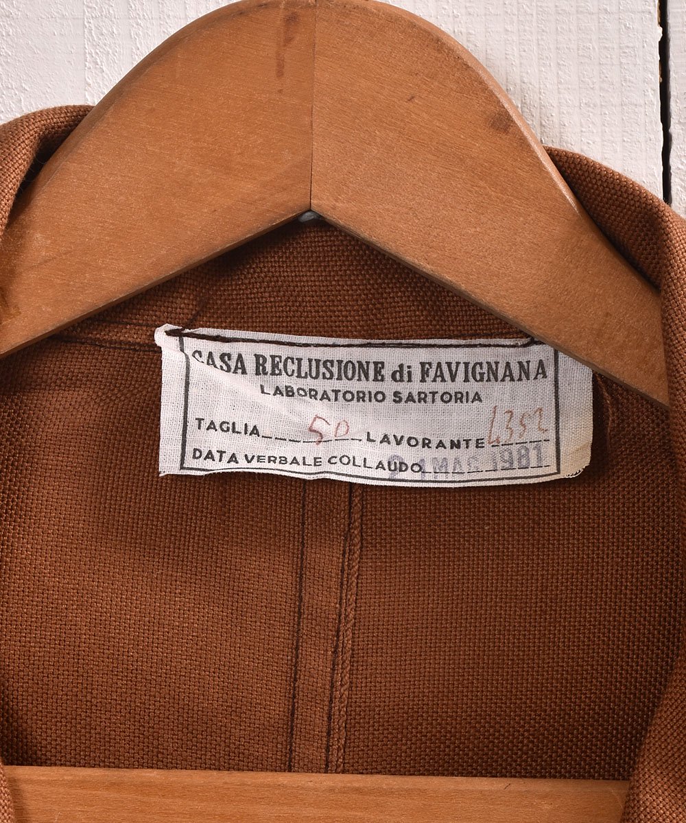 Made in Italy Work Jacket | イタリア製 ワークジャケット サイズ50 B