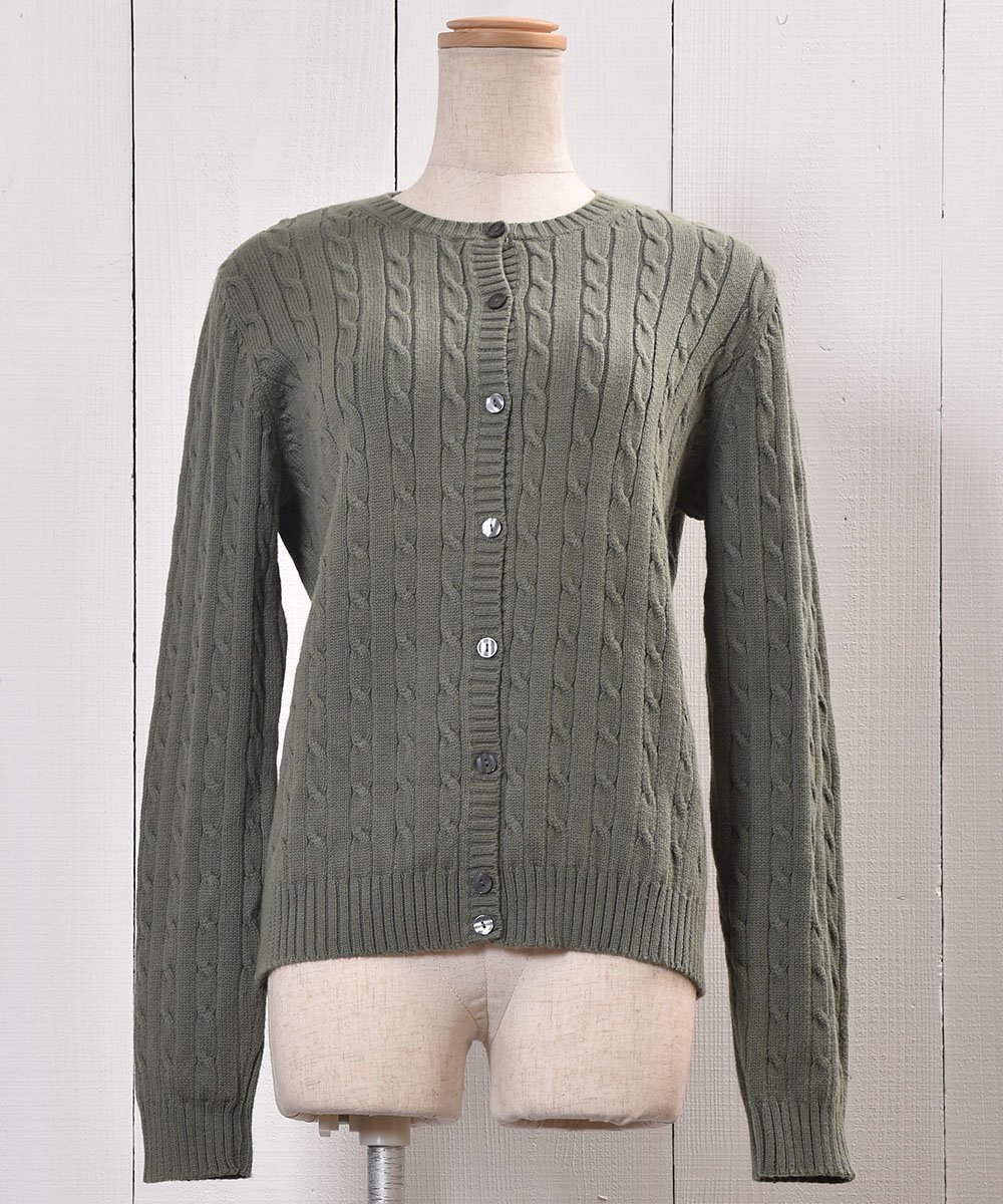 Long Sleeve Knit Cardigan å󥰥꡼ ˥åȥǥ   ͥå  岰졼ץե롼 ࡼ