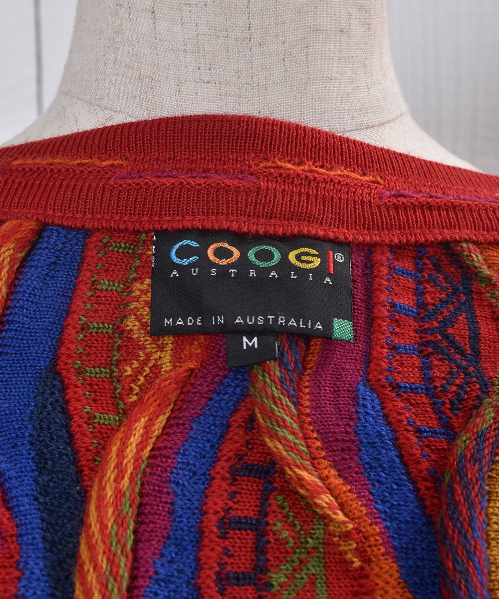 Made in Australia "COOGI" Knit Cardigan Multi Color