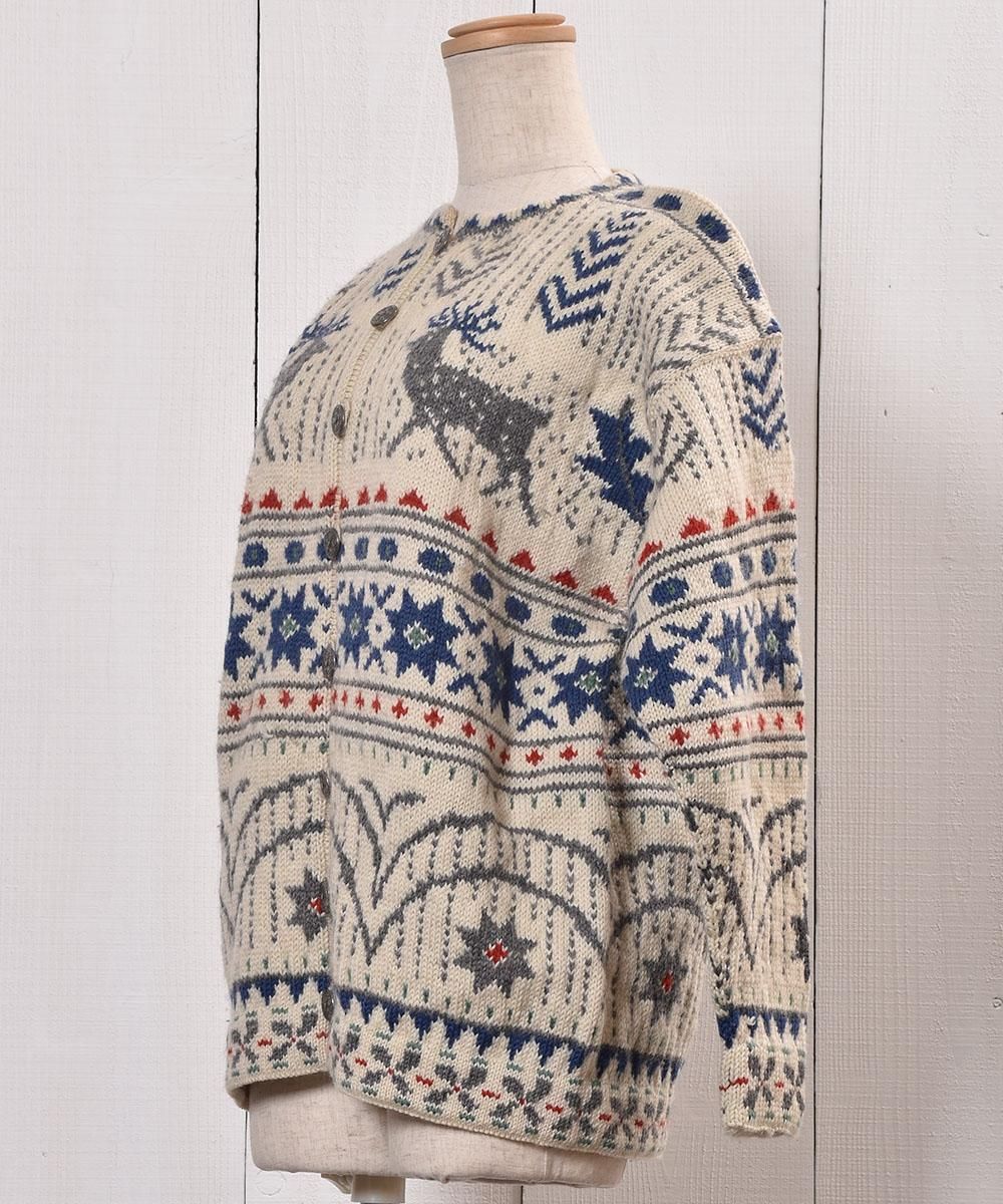 70~80's Nordic Knit Cardigan |70~80年代 ノルディック ニット