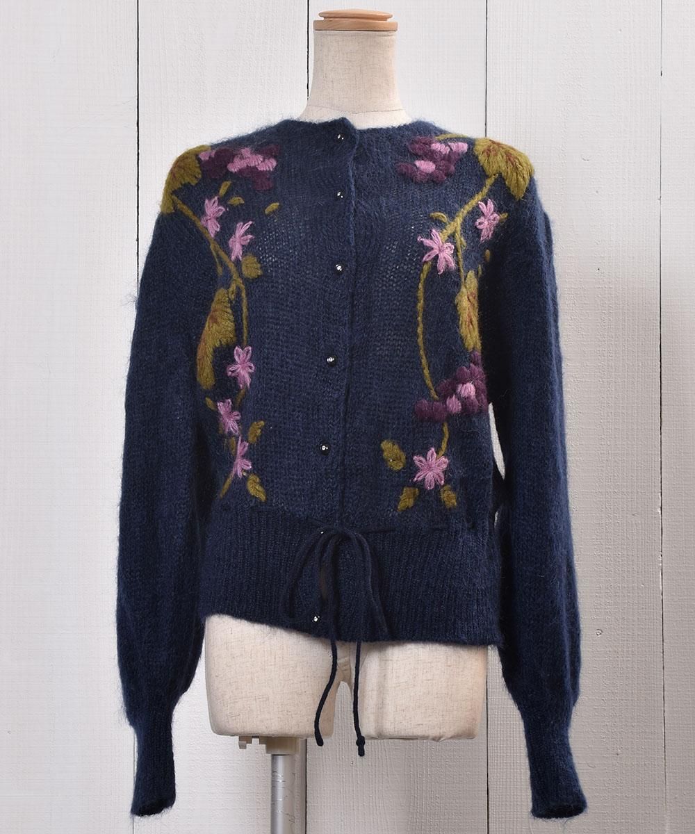 Fruit motif Mohair Cardigan | フルーツ モチーフ モヘア