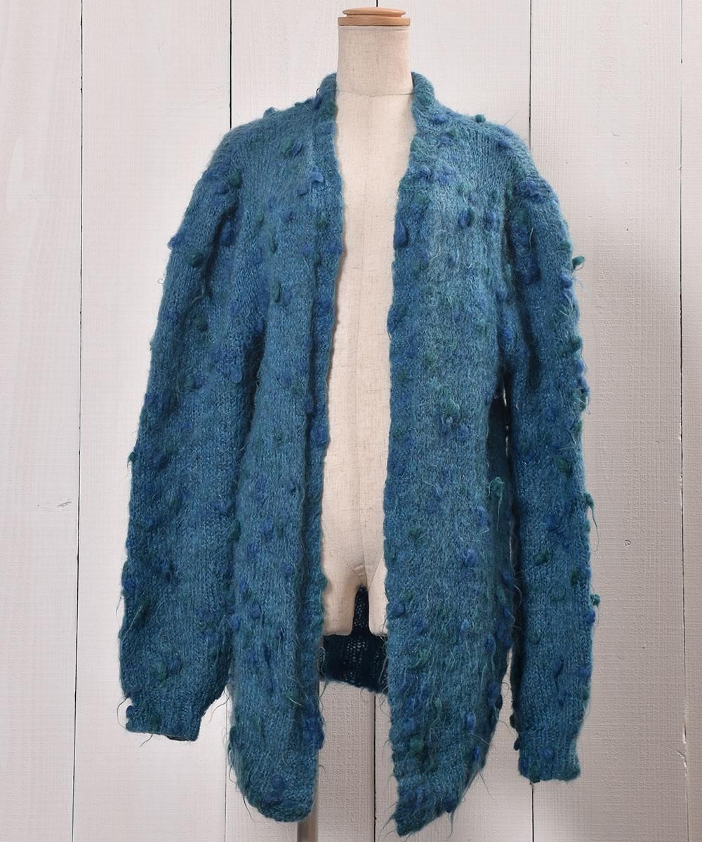 Mix color Mohair Cardigan | ミックスカラー モヘア カーディガン ...