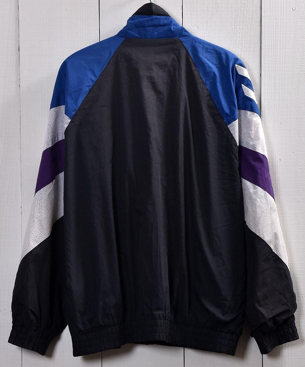 ヒュンメル ウインドブレーカー 美品 ナイロンジャケット FCスカル 限定　Ｌ TOMMY HILFIGER トミーヒルフィガー 切り替え フード フルジップ
