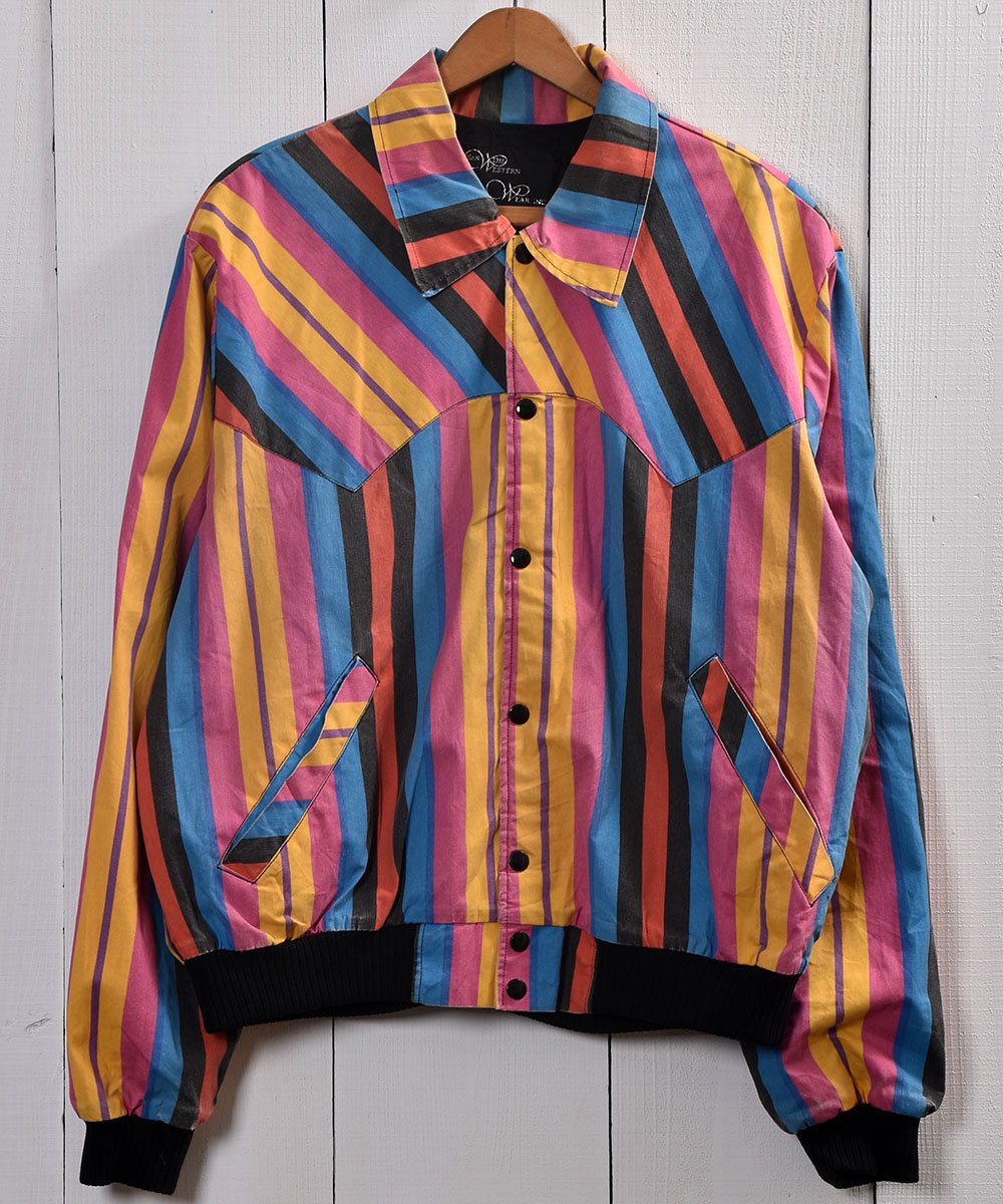  Colorful Stripe  Jacket | ե륹ȥ饤 㥱å 饤ȥ  ͥå  岰졼ץե롼 ࡼ