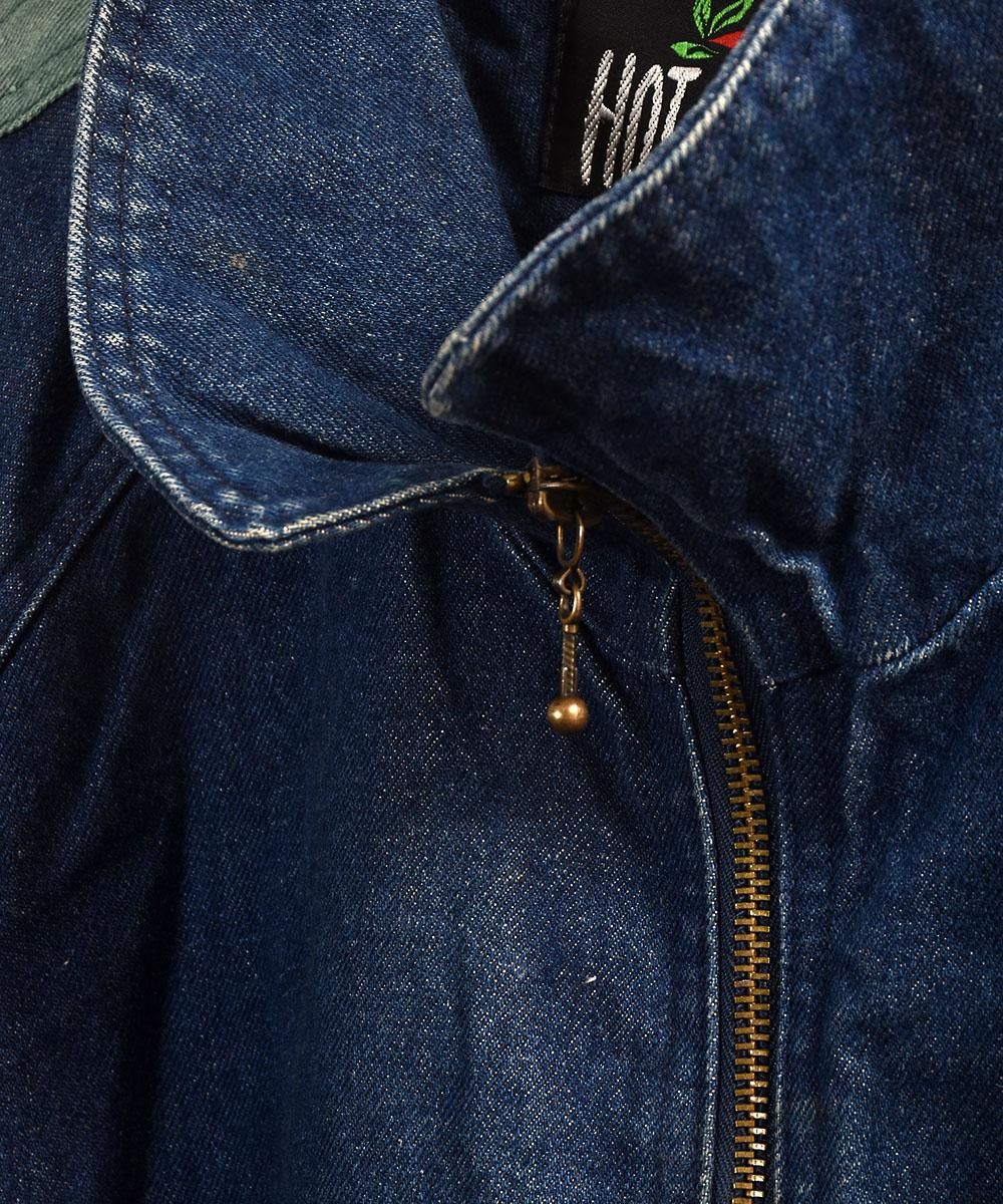 Zipup Denim Jacket｜ ジップアップ デニム ジャケット - 古着屋