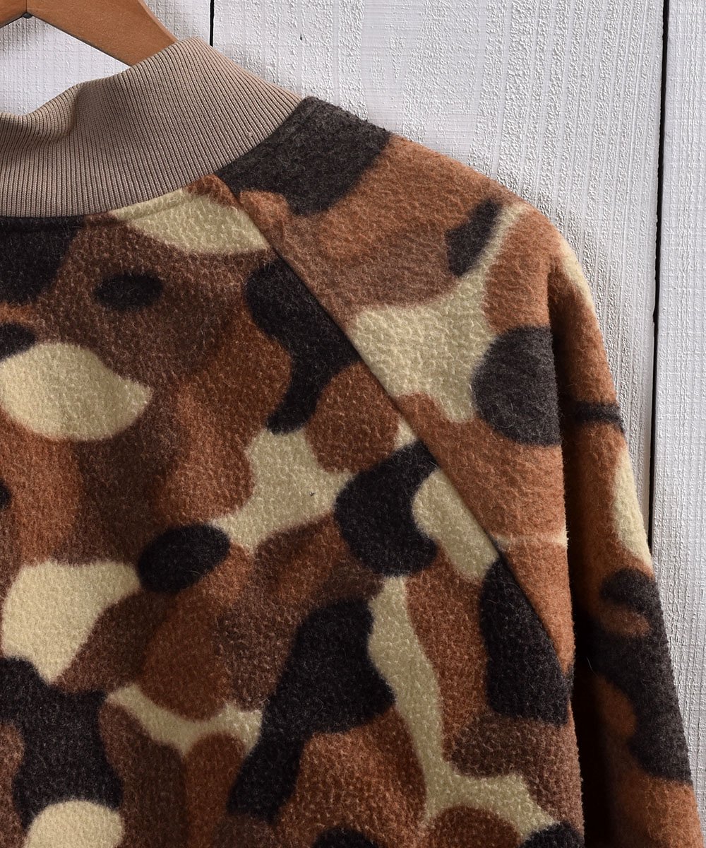 Camouflage Pattern Fleece Jacket  º ե꡼㥱åȥͥ