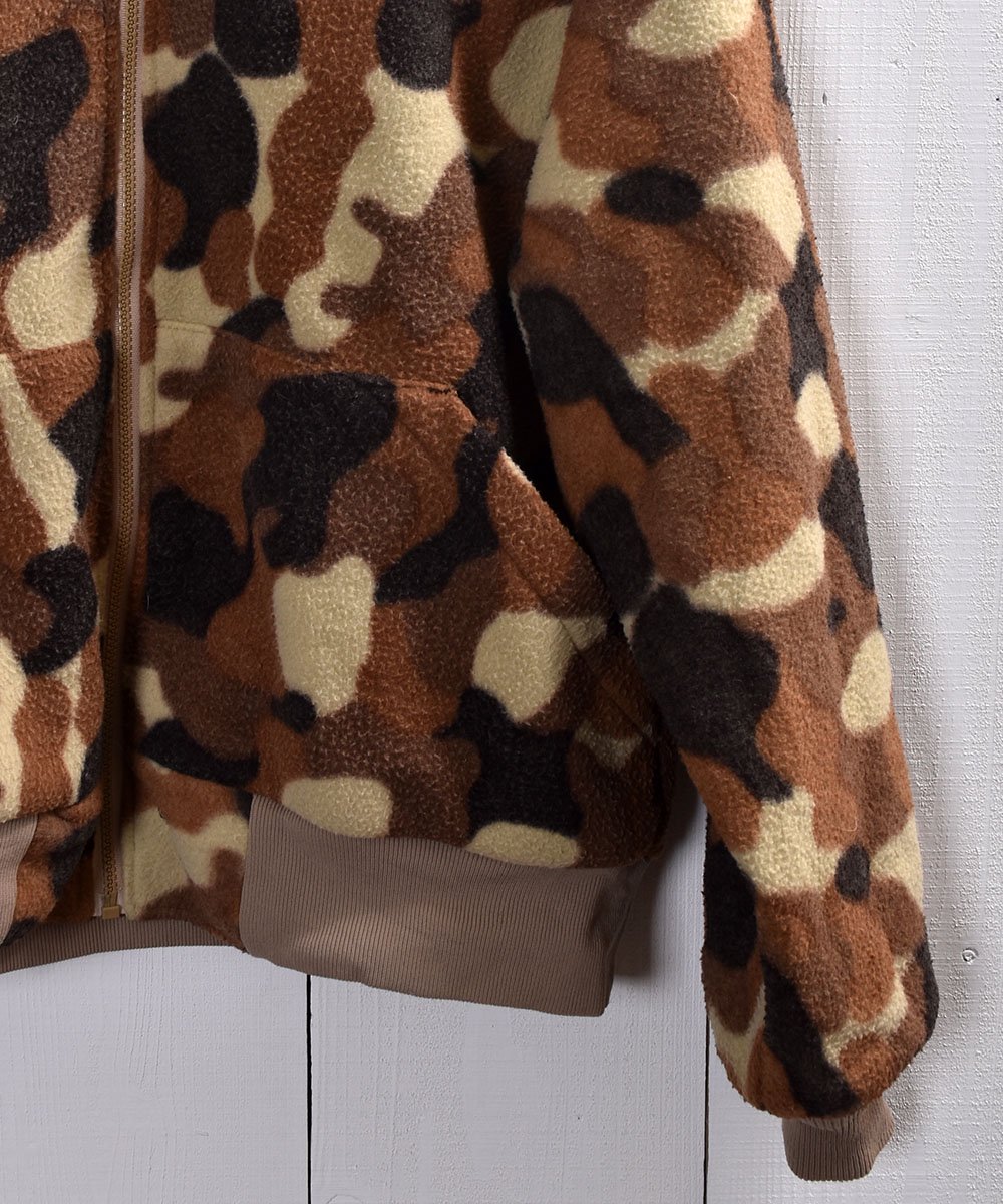 Camouflage Pattern Fleece Jacket  º ե꡼㥱åȥͥ