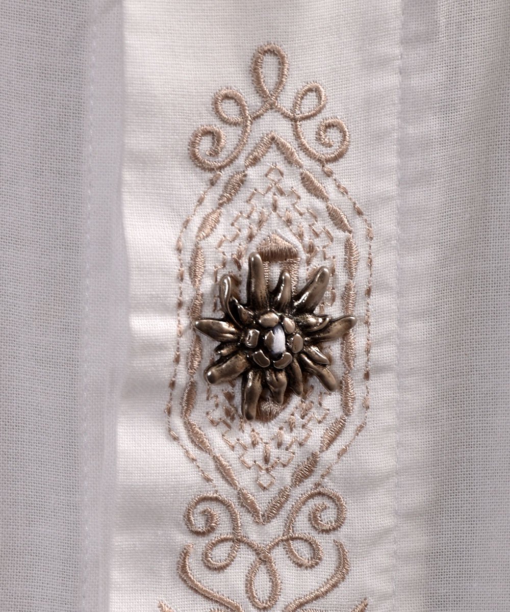 ヨーロッパ製 刺繍入りデザイン シャツ｜Made in Euro Embroidery
