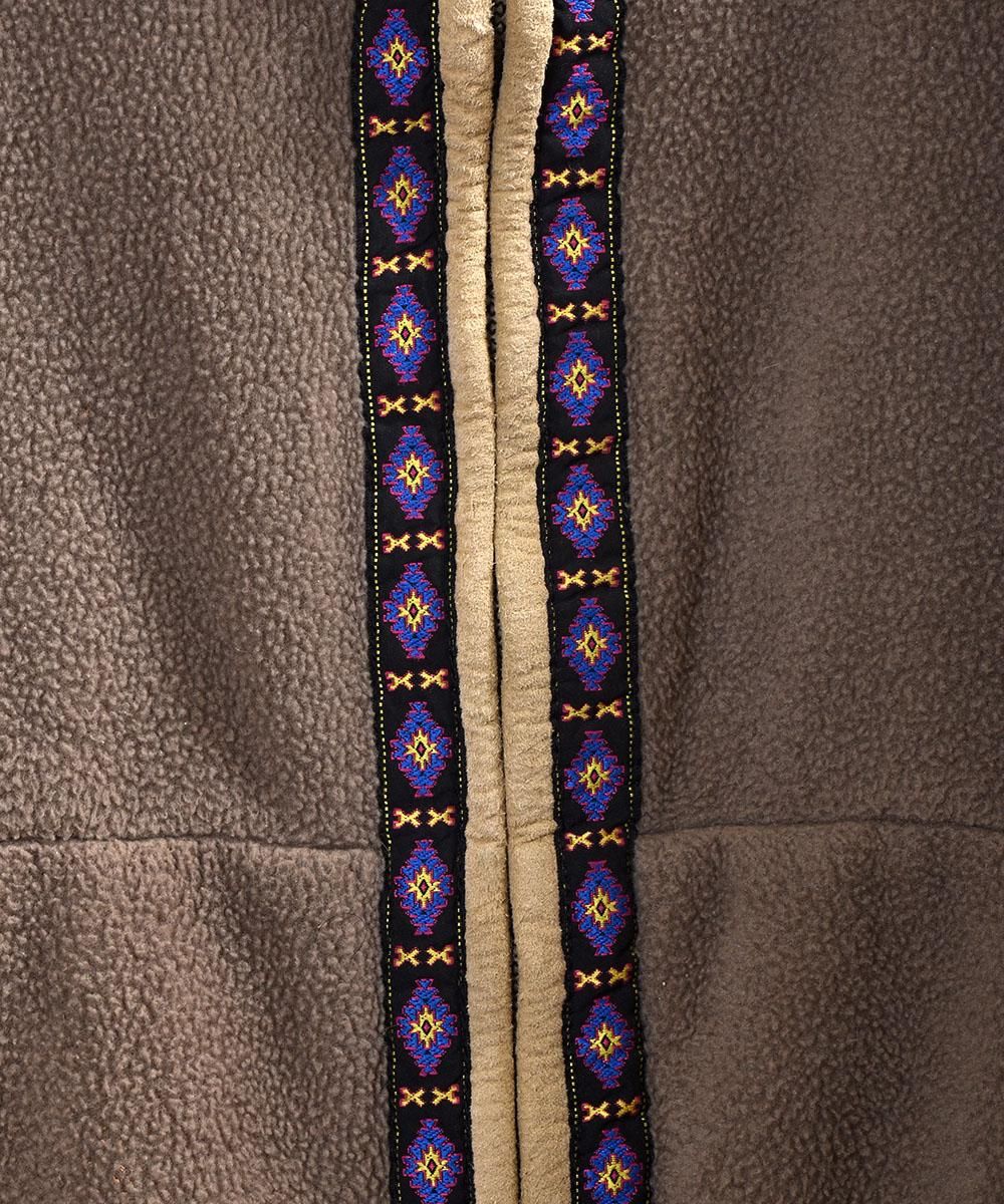 ꥢơդ ե꡼㥱å ١Beige Tape Design Fleece Jacket ͥ