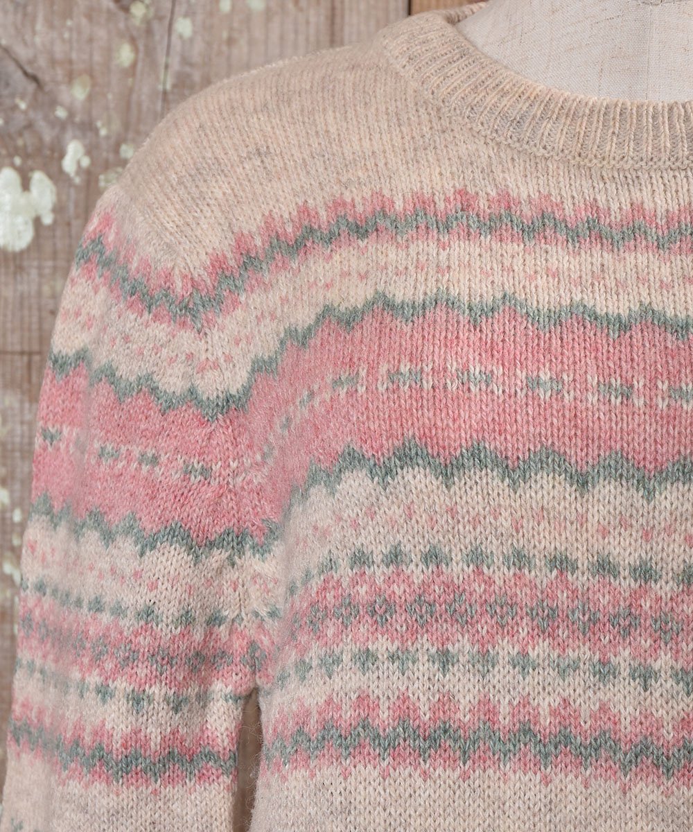 Υǥå ˥åȥ ԥ󥯡ߥ֥롼 Knit Sweater Nordicͥ
