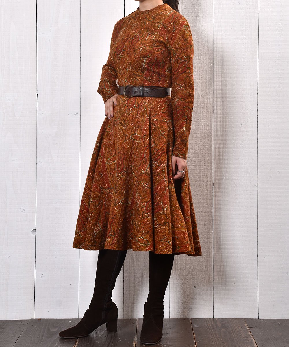 60年代 ヴィンテージワンピース オリエンタル｜ 60's Vintage Dress