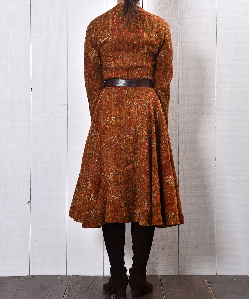 60年代 ヴィンテージワンピース オリエンタル｜ 60's Vintage Dress
