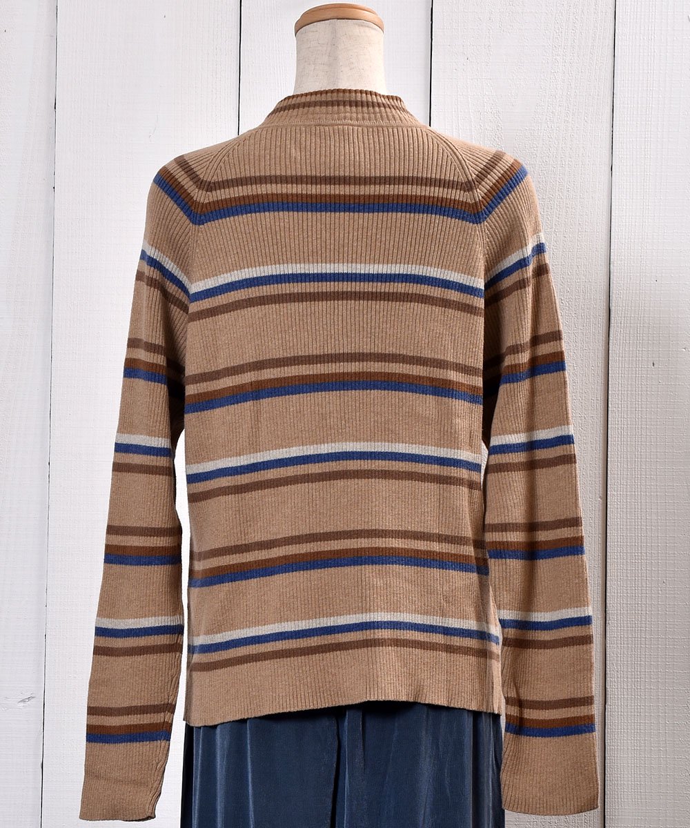 ޥܡ ֥˥åȥ  Rib Knit Sweater Multi Borderͥ
