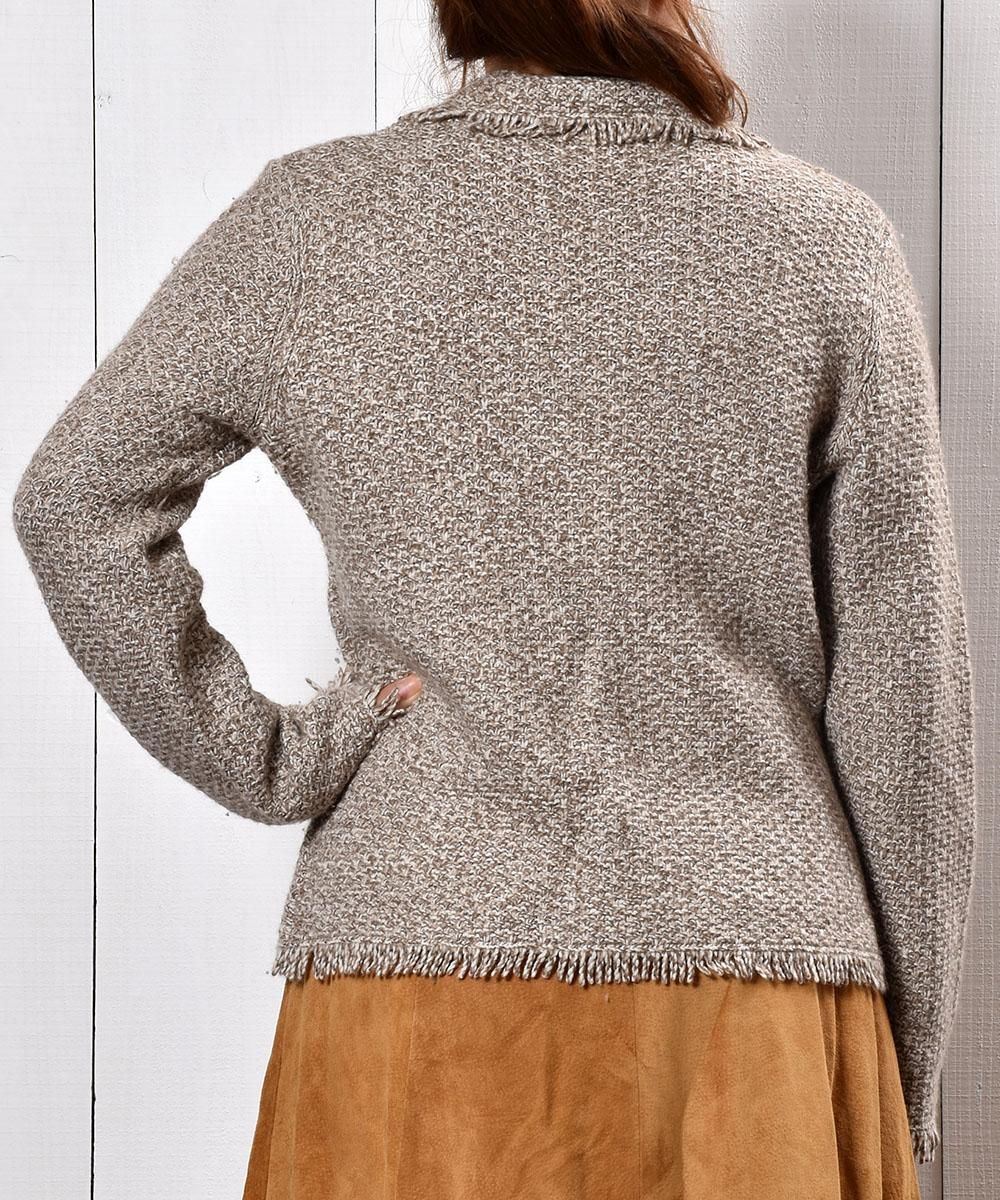 եդ ˥åȥǥ  Low Gauge Knit Cardigan with Fringeͥ