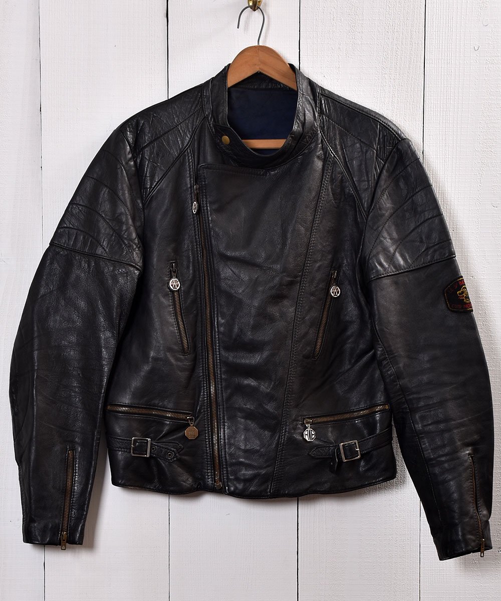 Motorcycle Leather Jacket｜スタンドカラー ライダース ジャケット