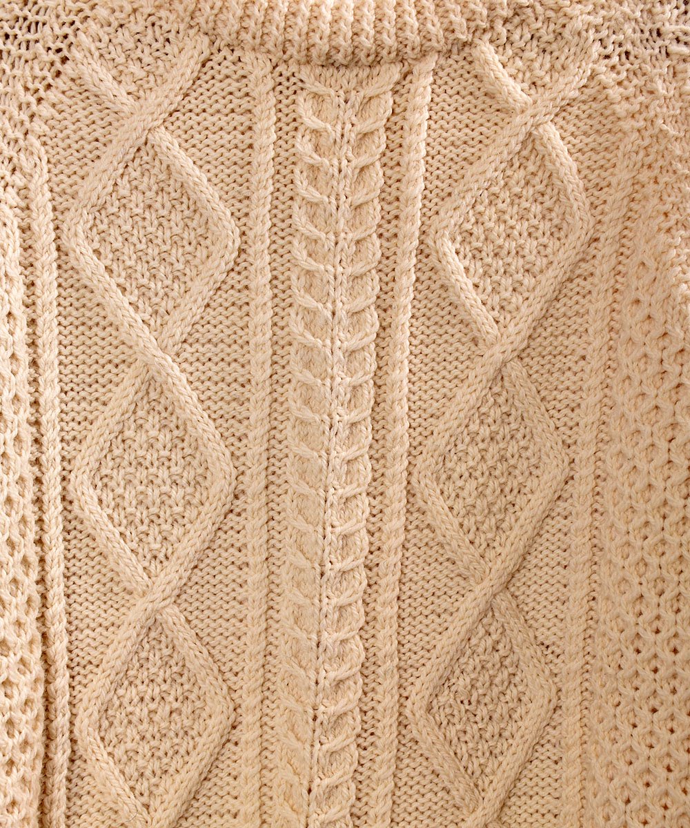  եå㡼ޥ  ܥ꡼ Ԥߡ Made in Ireland Fishierman Knit Sweater Ivoryͥ