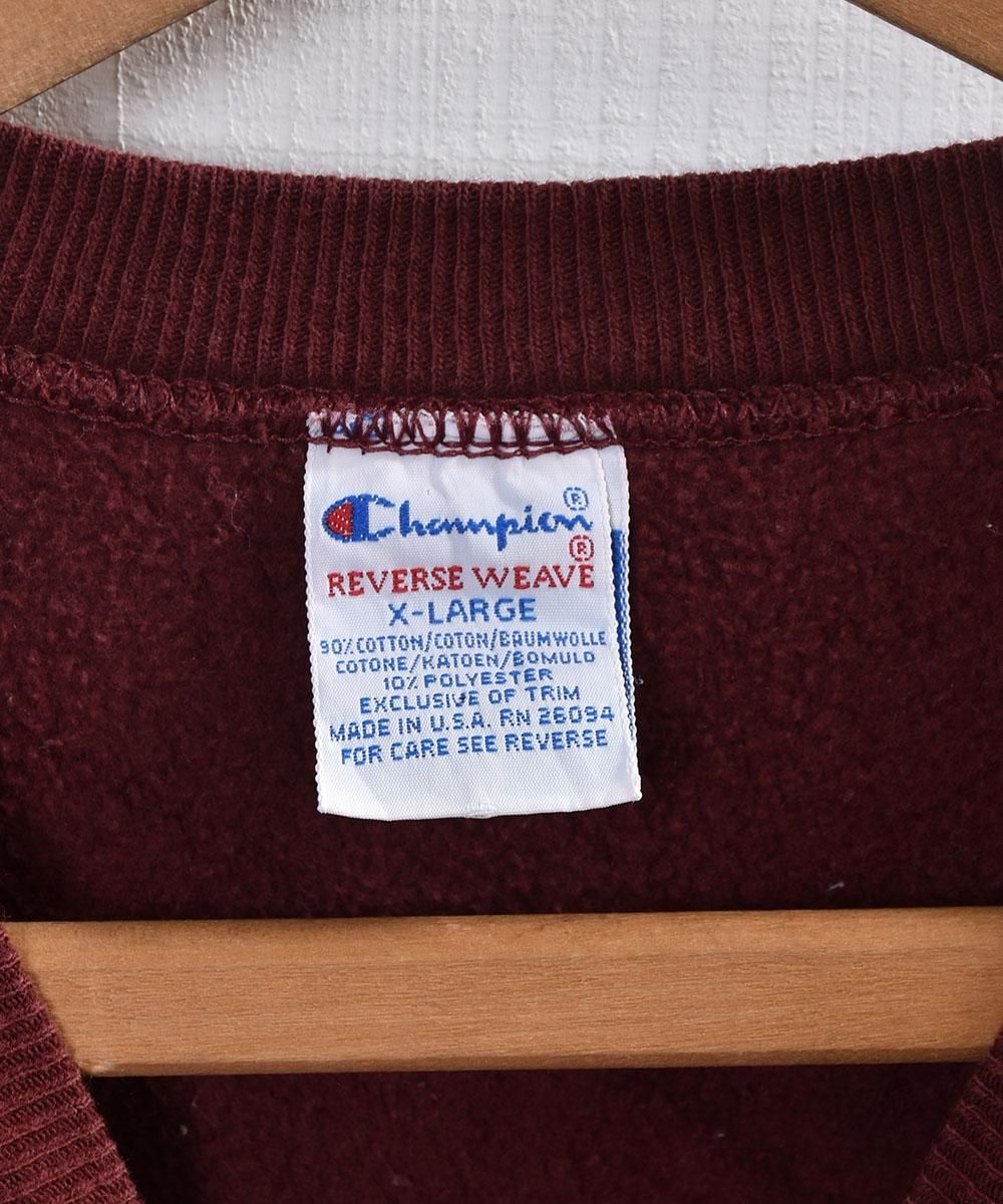 Champion リバースウィーブ 刺繍タグ 90s made in usa-