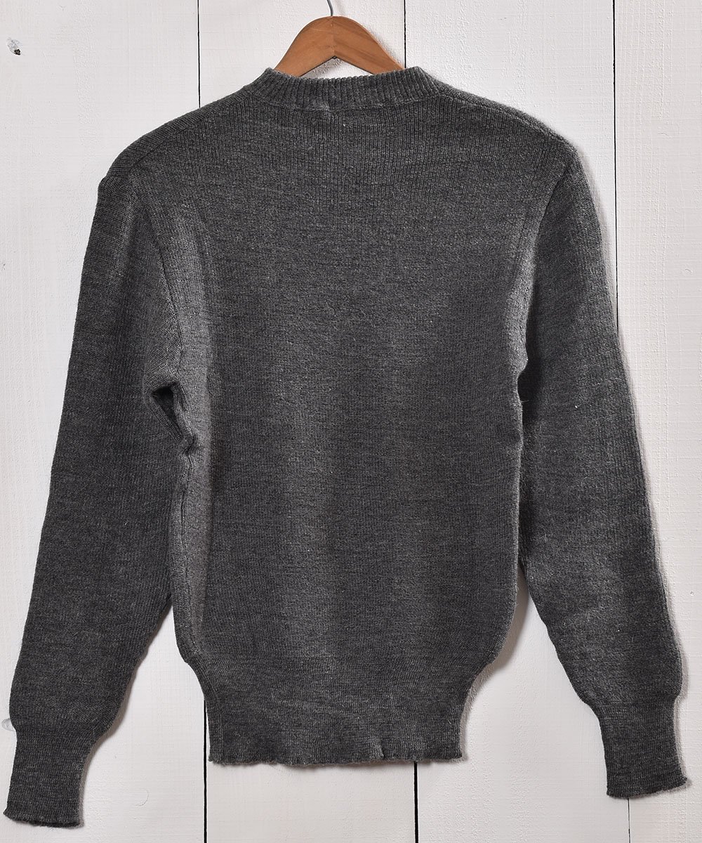 ߥ꥿꡼ 롼ͥå  졼  Miritary Crew Neck Sweater Grayͥ