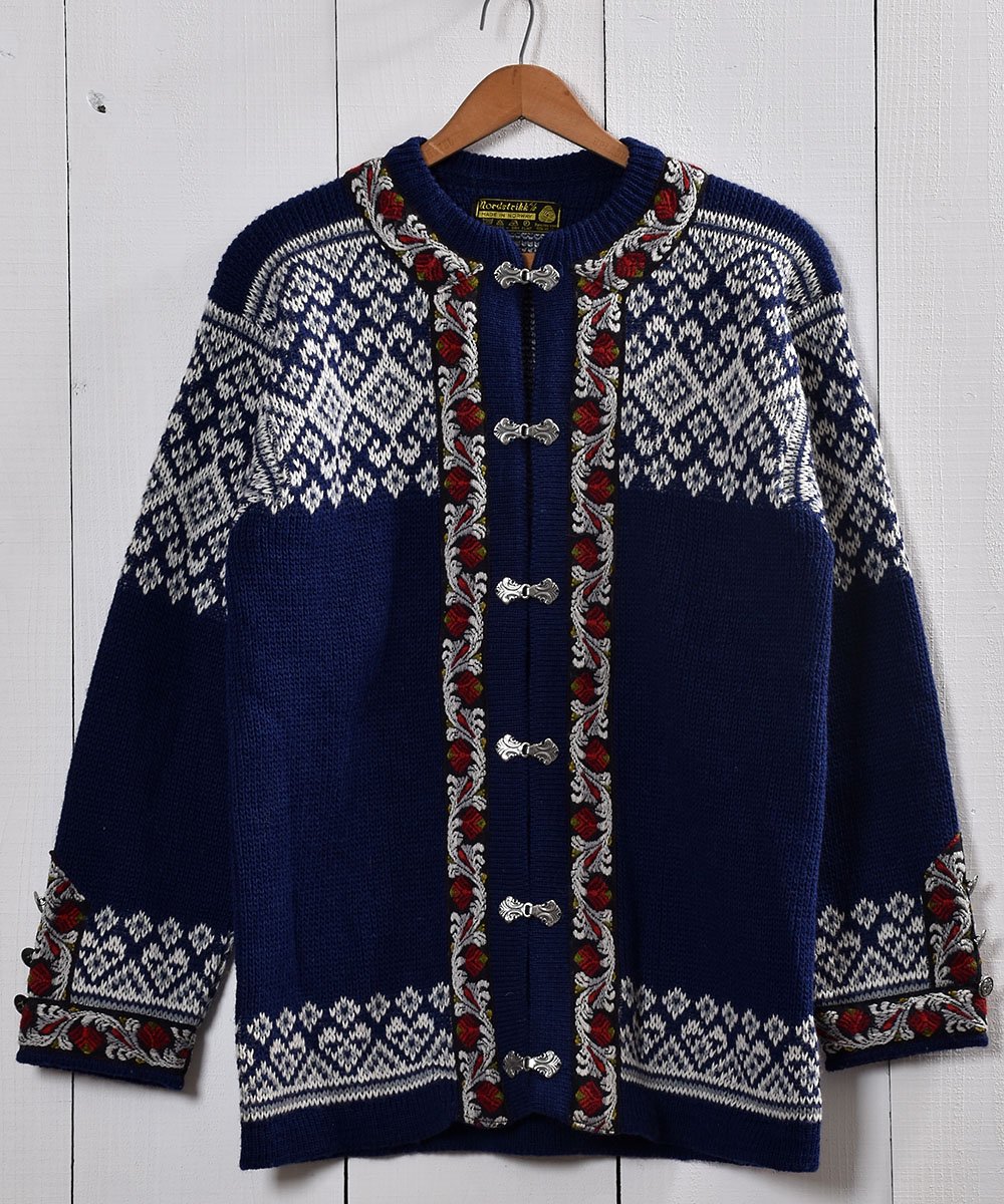  Υ륦    Υǥå ͥӡ Made in Norway Wool  Knit Sweater Navy  ͥå  岰졼ץե롼 ࡼ