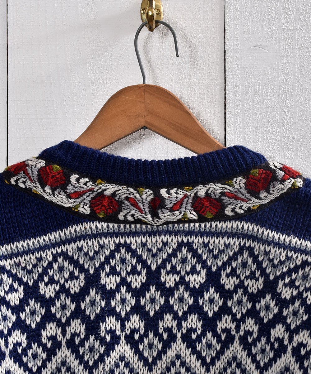 Υ륦    Υǥå ͥӡ Made in Norway Wool  Knit Sweater Navyͥ