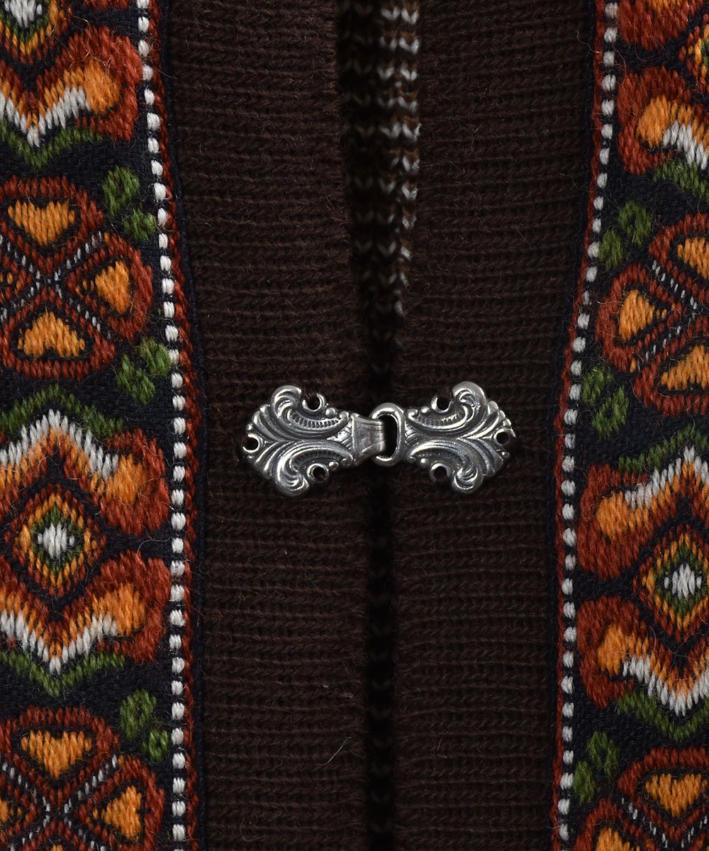 Υ륦    Υǥå ֥饦 Made in Norway Wool  Knit Sweater Brownͥ