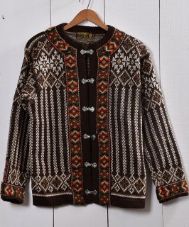 Υ륦    Υǥå ֥饦 Made in Norway Wool  Knit Sweater Brown Υͥå 岰졼ץե롼 ࡼ