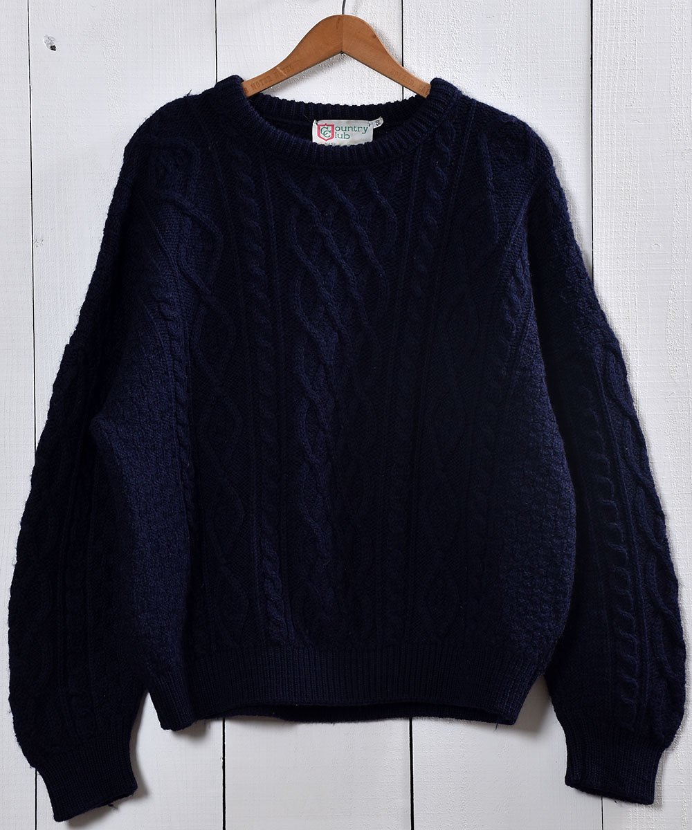   եå㡼ޥ  ͥӡ Ԥߡ Made in Ireland Fishierman Knit Sweater Navy  ͥå  岰졼ץե롼 ࡼ