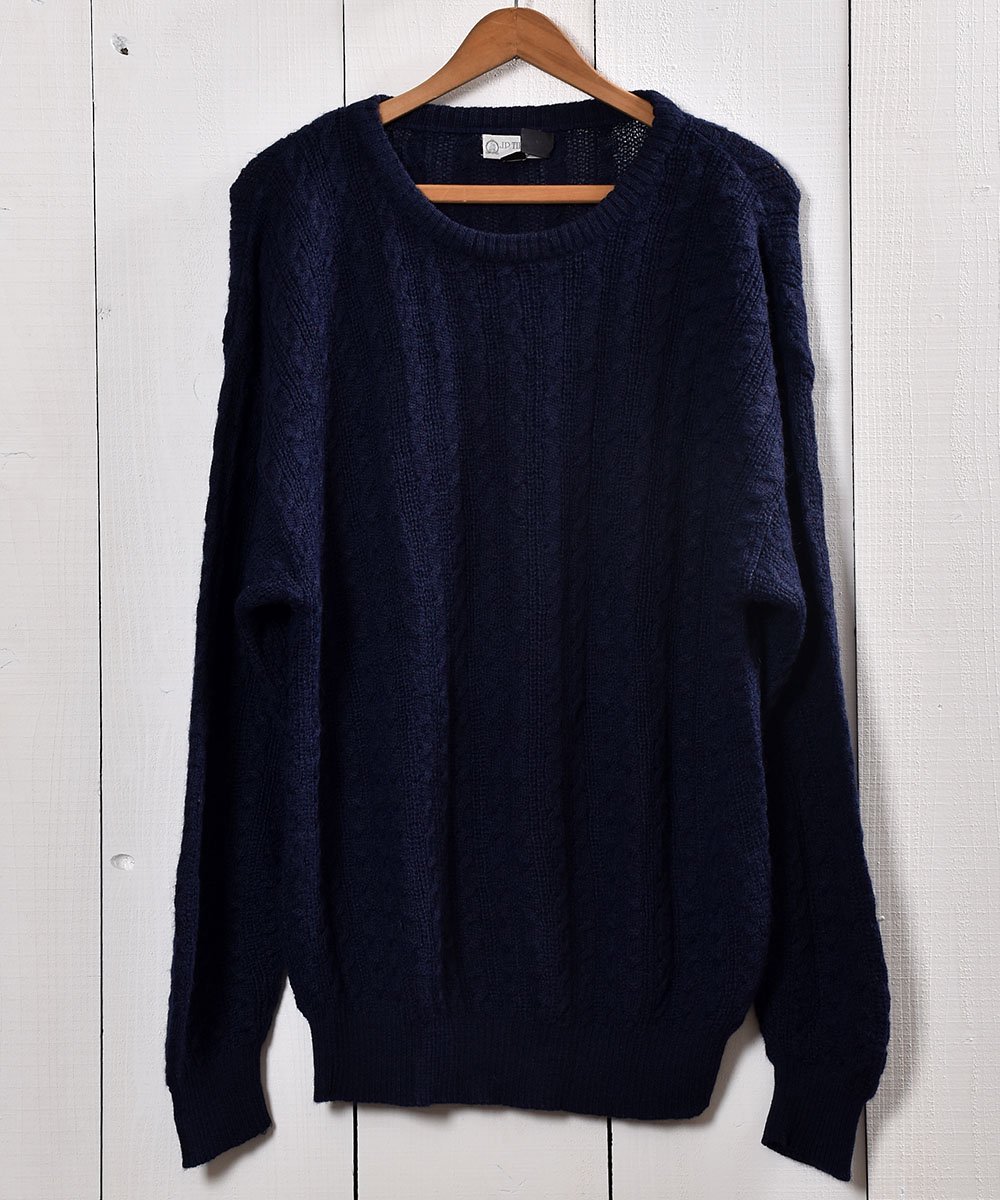  ڥ롼 ѥ ֥륻 ͥӡ Ԥߡ Made in Peru Alpaca Cable Sweater Navy  ͥå  岰졼ץե롼 ࡼ