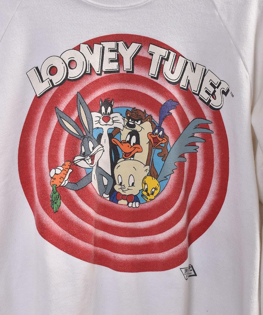 アメリカ製 ルーニー テューンズ キャラクタープリントスウェット Made In Usa Looney Tunes Print Sweat 古着のネット通販サイト 古着屋グレープフルーツムーン Grapefruitmoon Onlineshop ヴィンテージアイテム レトロファッション