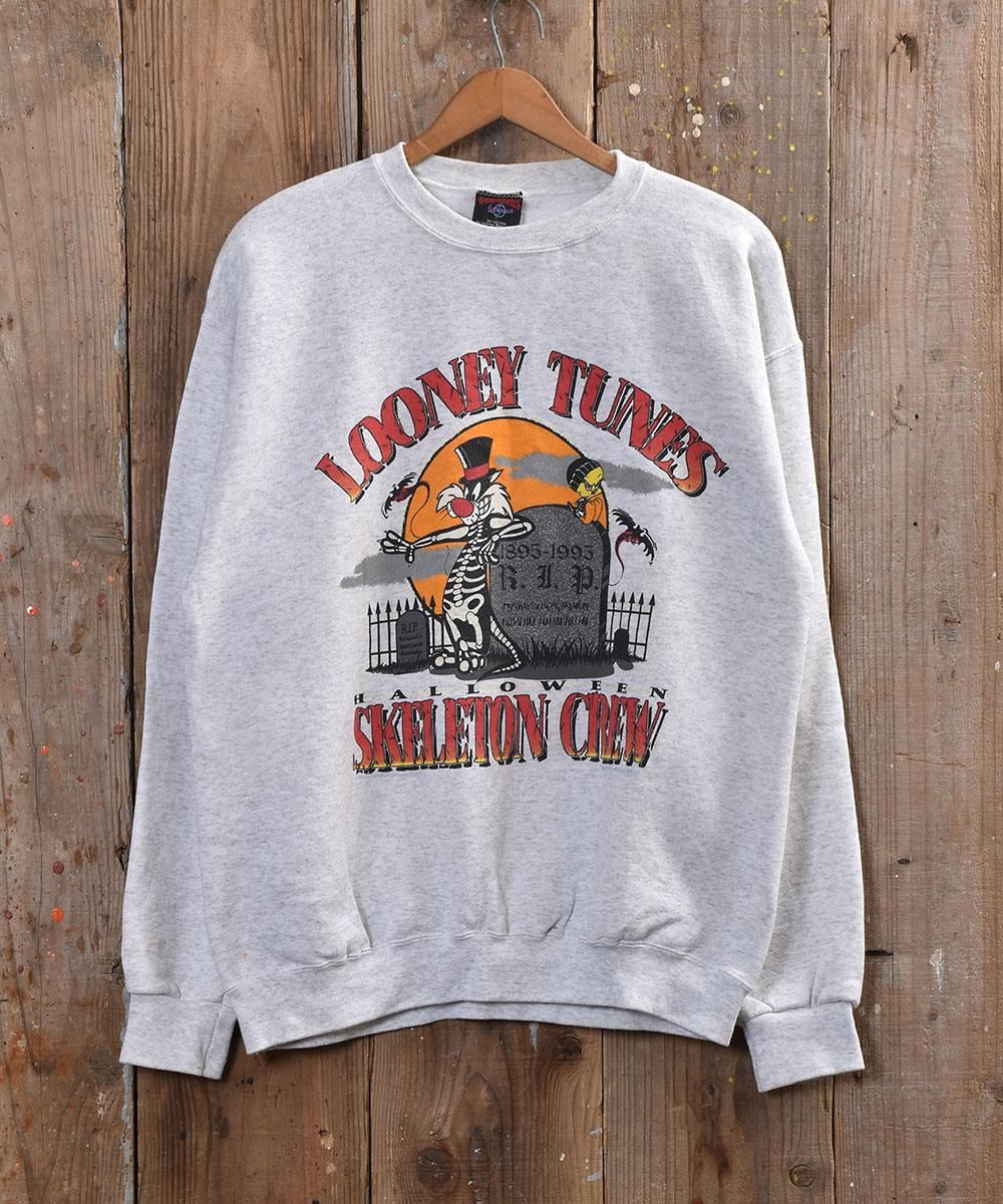  ꥫ֥롼ˡƥ塼󥺡ץ饯ץȥåȡMade in USA LOONEY TUNES Print Sweat  ͥå  岰졼ץե롼 ࡼ