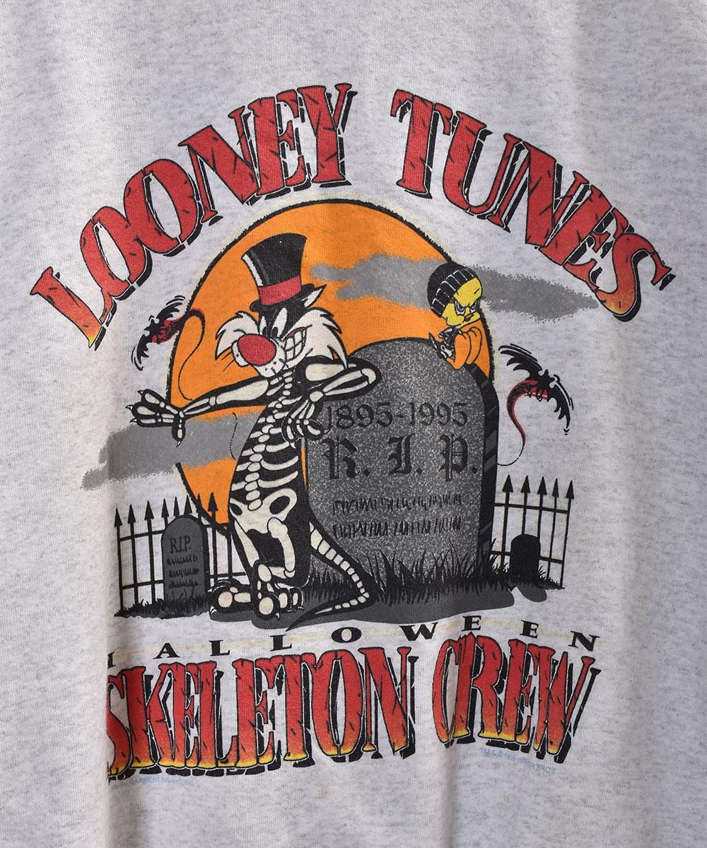 アメリカ製 ルーニー テューンズ キャラクタープリントスウェット Made In Usa Looney Tunes Print Sweat 古着のネット通販サイト 古着屋グレープフルーツムーン Grapefruitmoon Onlineshop ヴィンテージアイテム レトロファッション