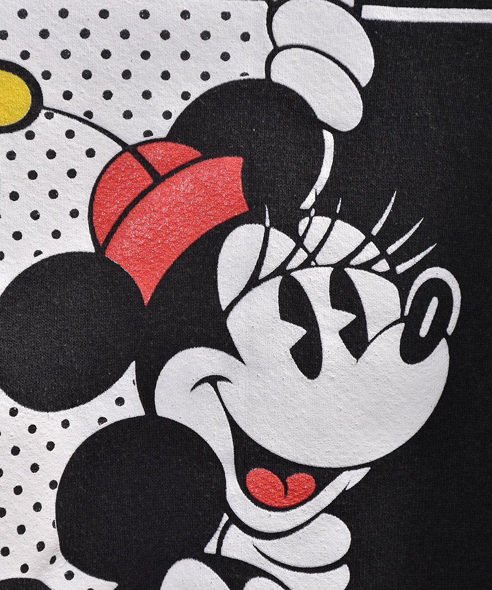 ꥫ֥ߥåߥˡץեץȥåȡMade in USA Mickey  Minnie Mouse Official Print Sweatͥ