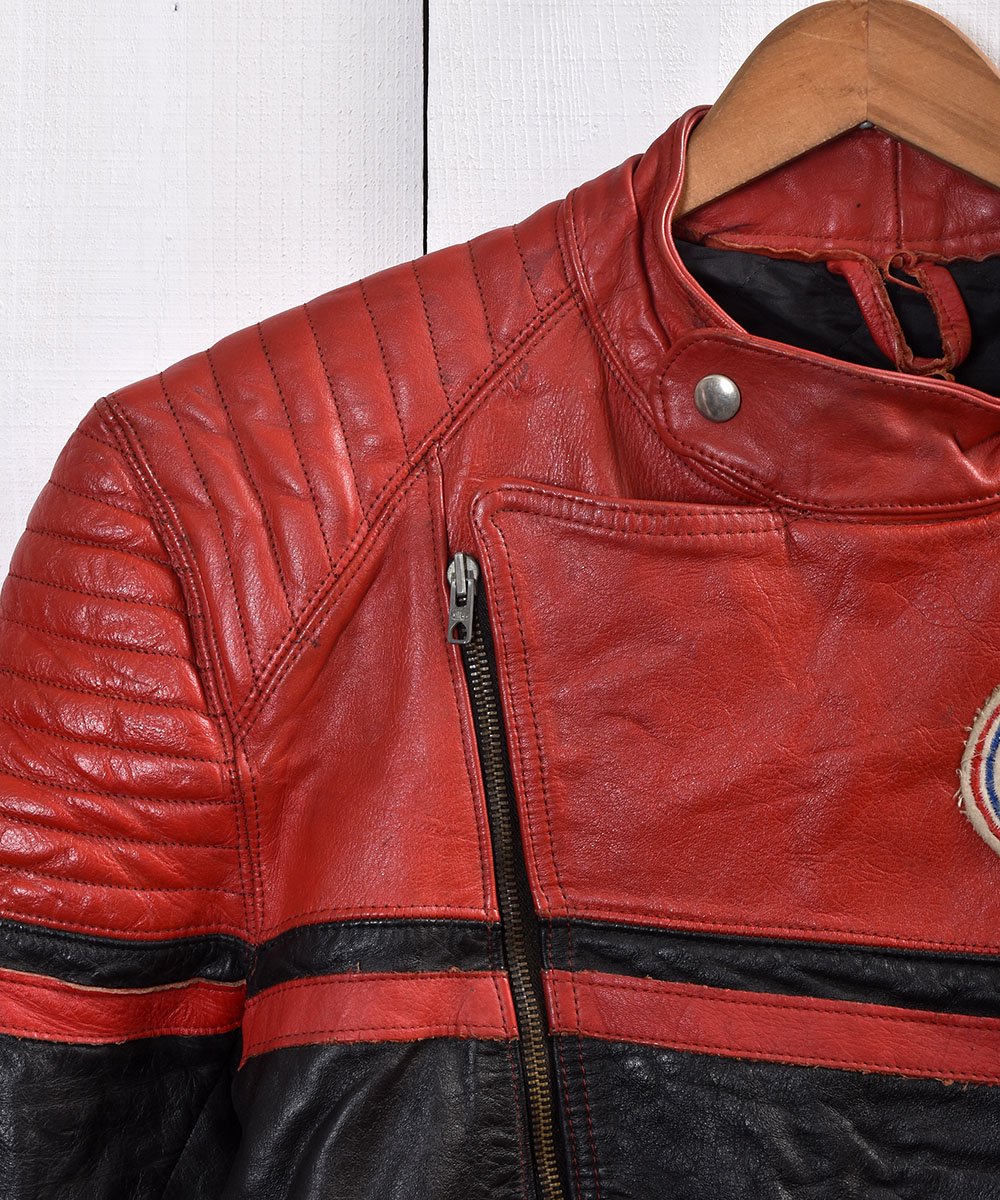 ѥǥå 饤㥱å UK饤 åɡߥ֥åRedBlack Padded Motorcycle Jacket 
ͥ