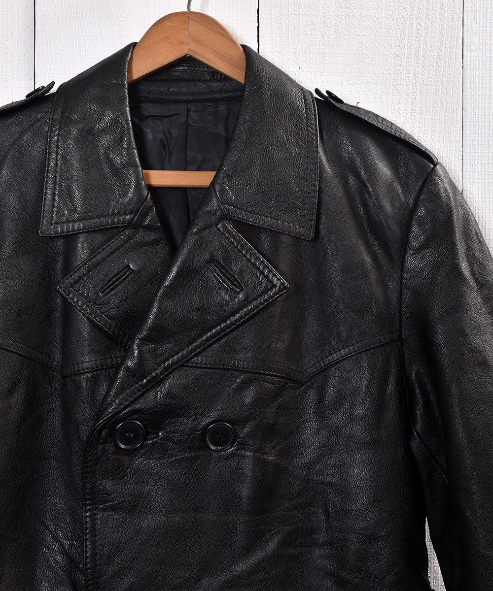 ֥å 쥶 󥰥 Black Leather Long Coat 
ͥ