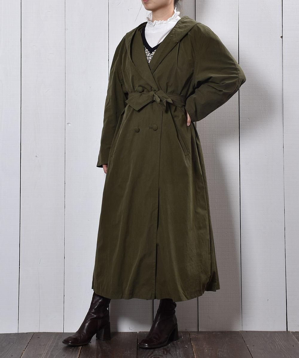 Meridian” ダブルコート フーディー オリーブ｜Double Coat Foodie